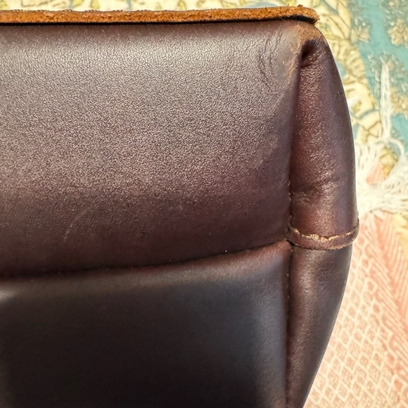 Portland Leather Mini Crossbody Bag - Brown - Picture 7 of 8